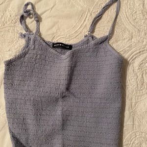 Brandy Melville ruched tank top